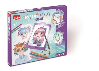Kreatív rajzkészlet, MAPED CREATIV "Avatar Tablet Manga"