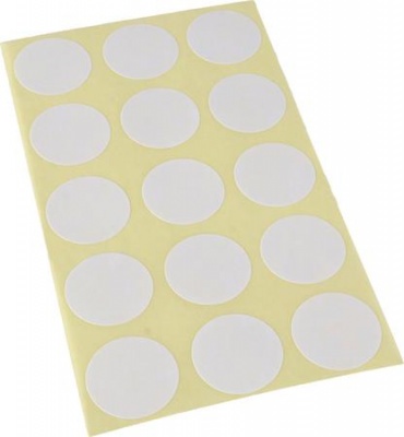 Etikett, köralakú, 25 mm átmérő, 60 etikett/csomag