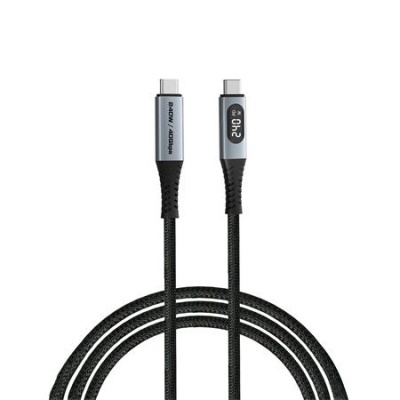 USB kábel, USB-C - USB-C, 1,2 m, 240W, teljesítménykijelzővel, VERBATIM